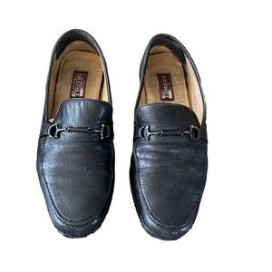 Star Artioli Handmade In Italy Horsebit Black Loafers Shoes Mens Size 7 D